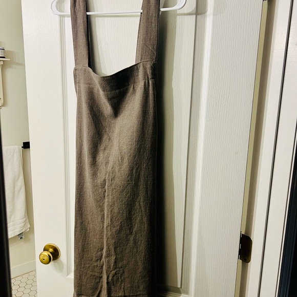 Japanese Linen Apron Pinafore size M/L/XL - Picture 8 of 13